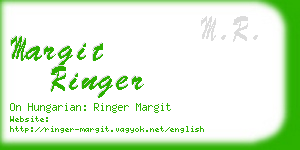 margit ringer business card